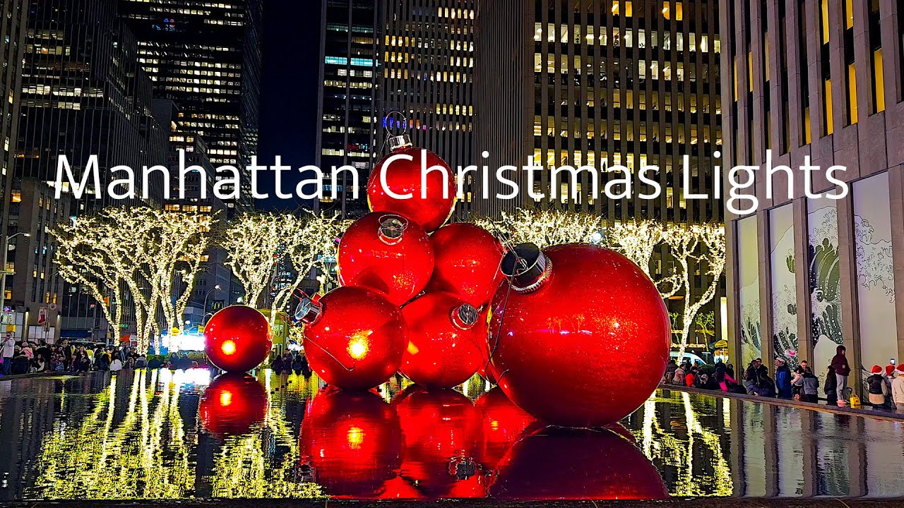[4K] Strolling Through a Christmas Wonderland: Nighttime Magic on 5th Avenue | Dec 18, 2024 #nyc