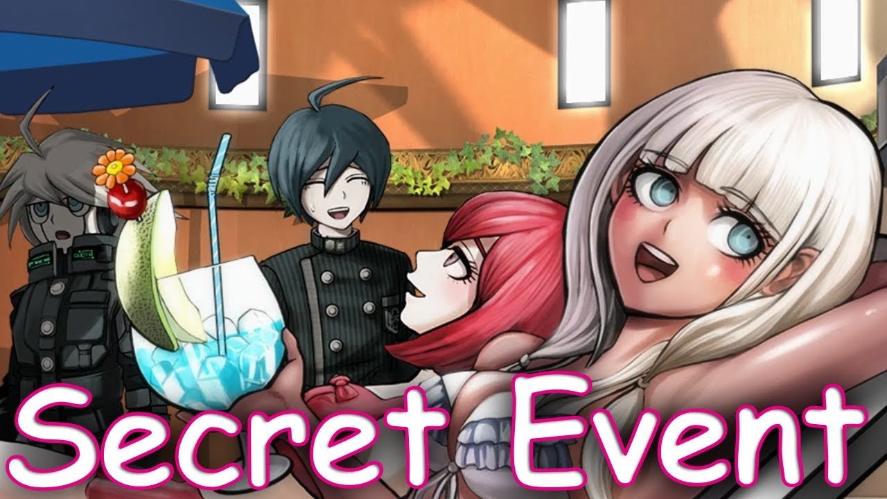 Tenko's Parasol Pool Scene - Danganronpa V3 Chapter 2 Secret Event (No. 78 Everywhere Parasol Event)