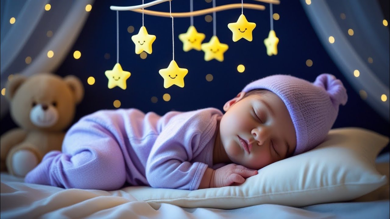 30 Mins Sleep Instantly in 3 Minutes 💤 Mozart & Brahms Lullabies for Babies & Insomnia Relief