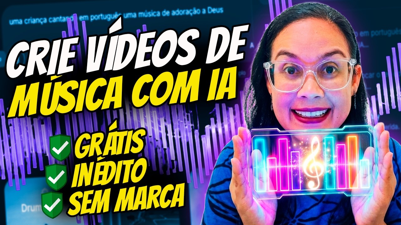 Como CRIAR VÍDEO de MÚSICA GRÁTIS com IA (Audioespectrum) *NOVO E FÁCIL!