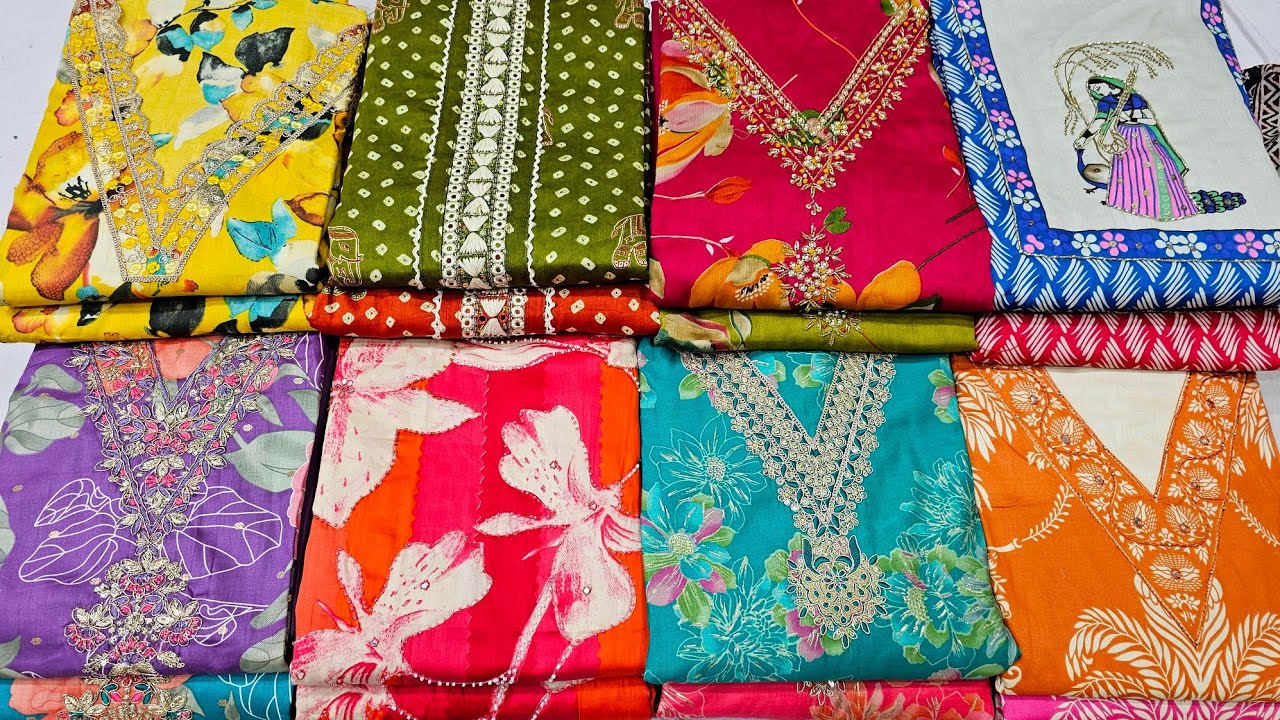 Best Cotton ladies Suits Design 💥 Wholesale cotton ladies suit market in delhi chandni chowk India