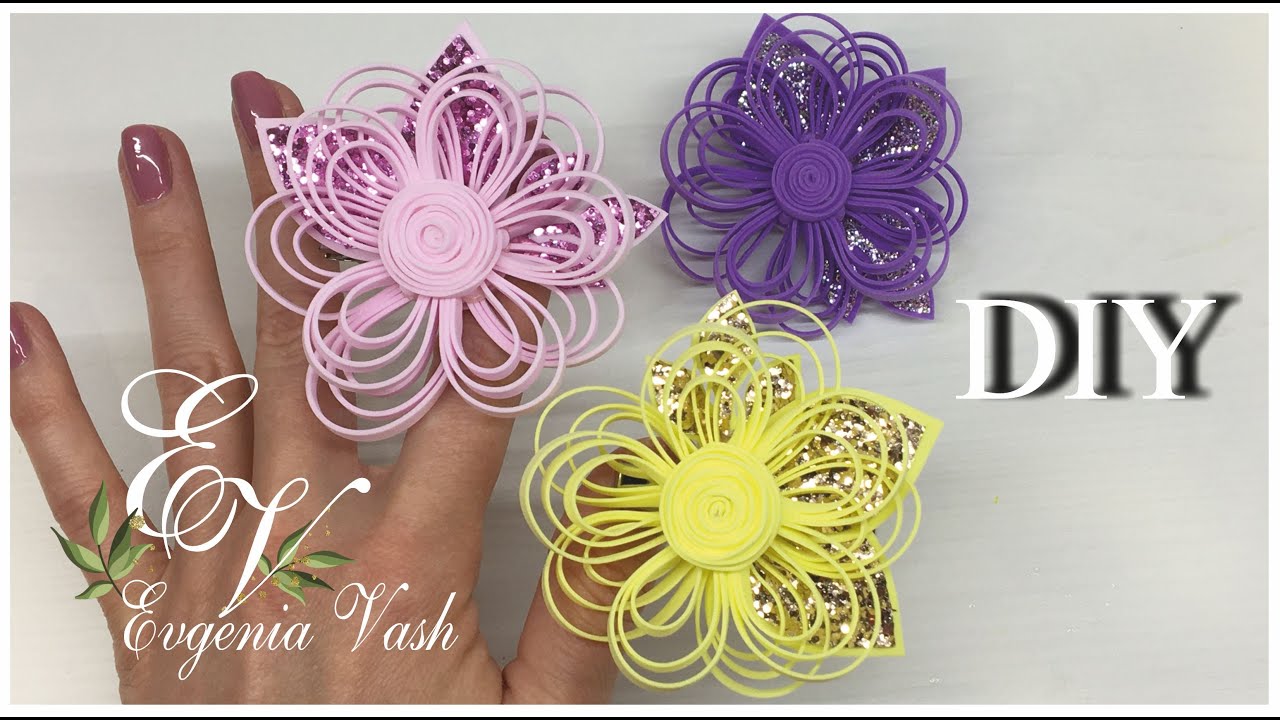 НЕЖНЫЕ и ВОЗДУШНЫЕ ЦВЕТОЧКИ из ФОАМИРАНА | ПРОСТО и КРАСИВО |Flowers from FOAMIRAN
