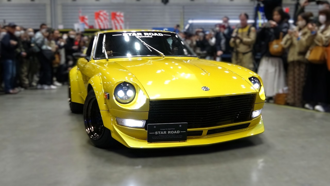 今年は絶好調でリベンジ成功！日産 フェアレディZ STAR ROAD ショップデモカー走行退場 ノスタルジック2デイズ2026 Nostalgic 2days