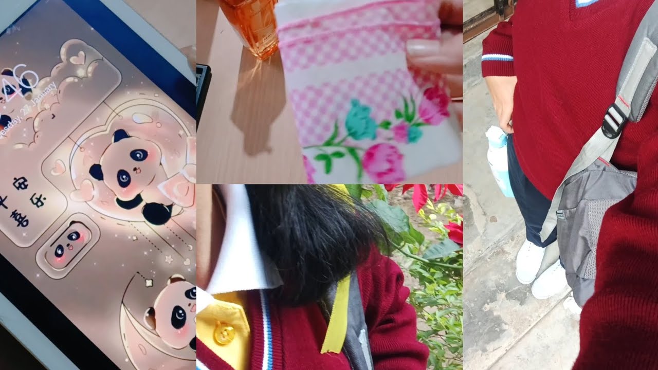 GRWM FOR MY FIRST DAY OF SCHOOL #uniform #schoolgoinggirl #schoollife 🫶😊#stdominicsaviohrsecschool