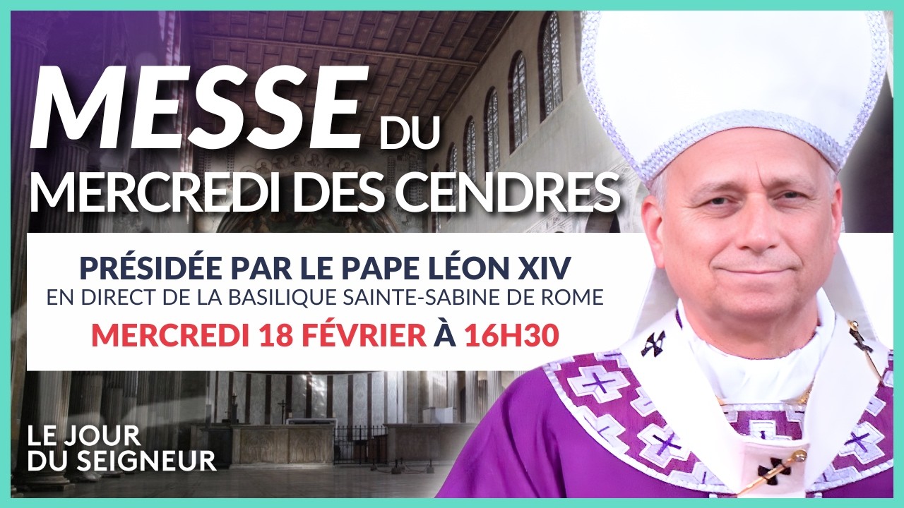 #Carême : Messe du Mercredi des Cendres présidée par le pape Léon XIV