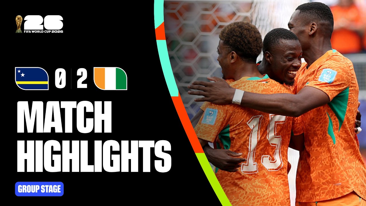 Highlights | Curacao 0-2 Cote d'Ivoire | FIFA World Cup 2026&trade;