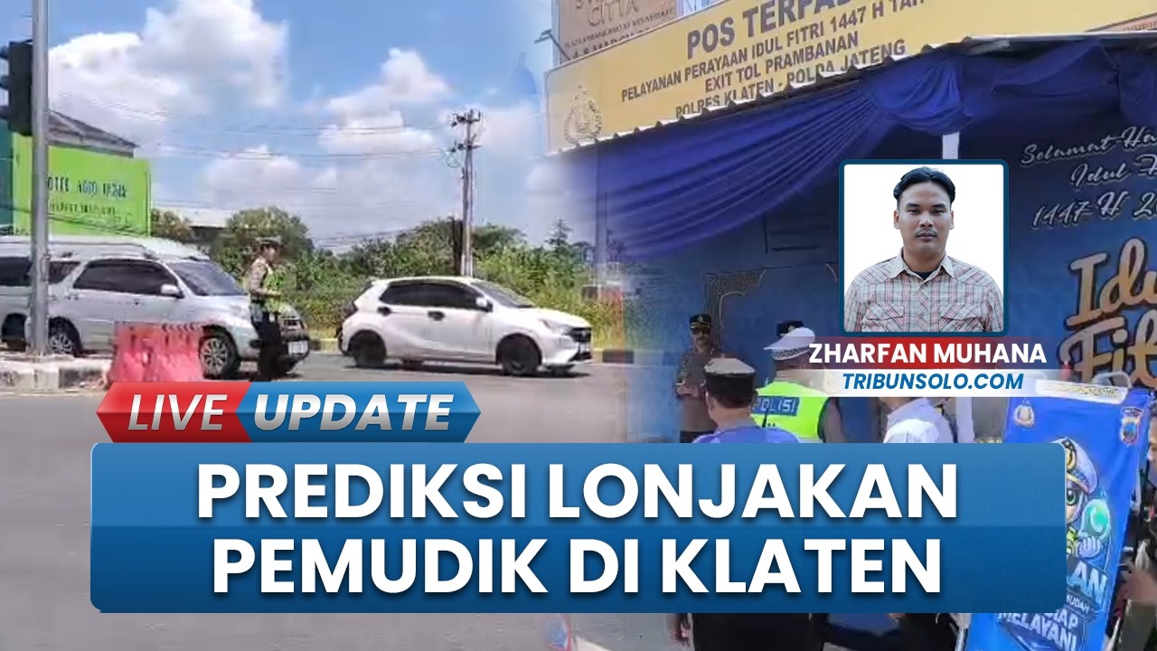 Lonjakan Volume Kendaraan Mudik Lebaran di Klaten Diprediksi Terjadi di H+2 hingga H+4