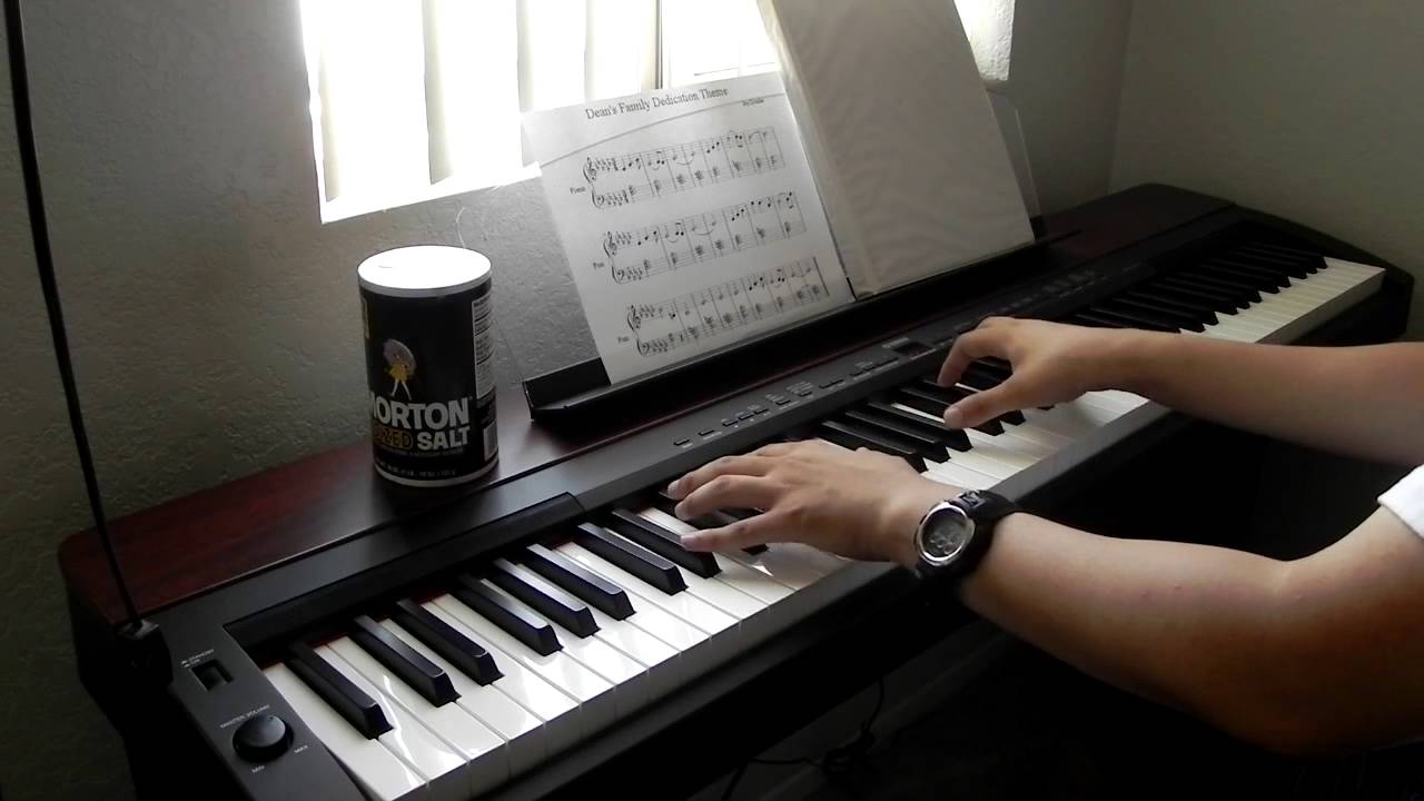 Supernatural - Dean's Family Dedication Theme (piano cover)