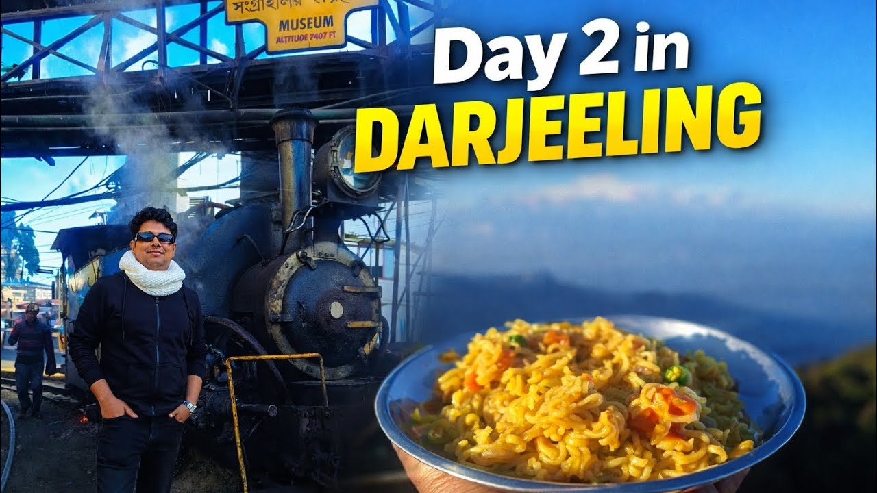 Darjeeling Day 2 Vlog 🌄 | Mahakal Temple, Batasia Loop & Mall Road | Journey with Bhola
