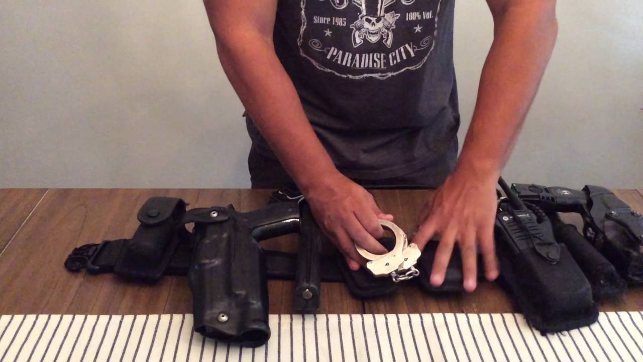 Cinturon de policia americano