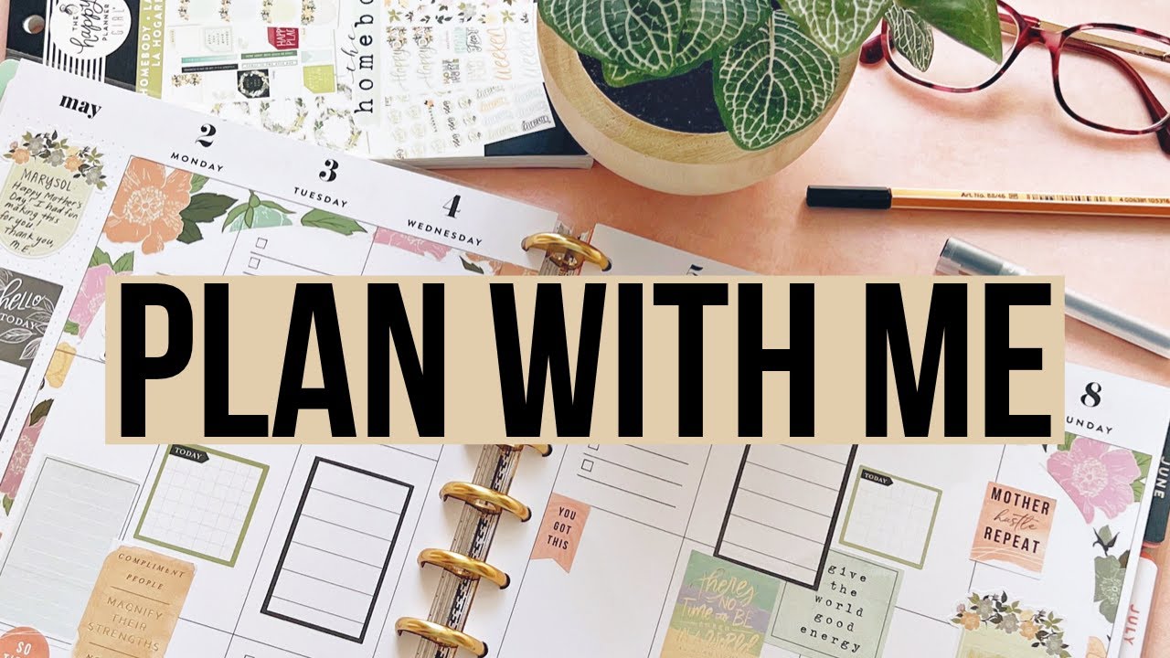 Plan With Me | Mother's Day Spread for Marysol! | Big Happy Planner | Homebody Sticker Book