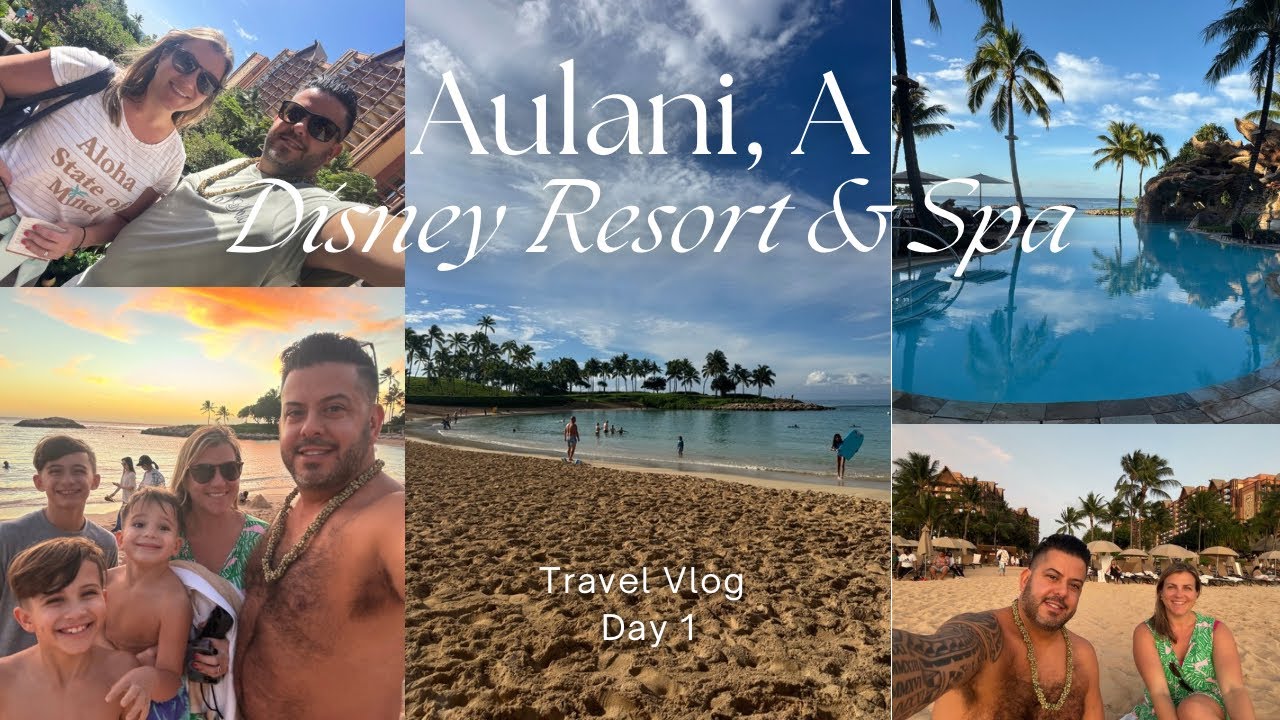 Видеоблог об отеле Aulani! День 1! Путешествие и заселение в наш любимый отель!