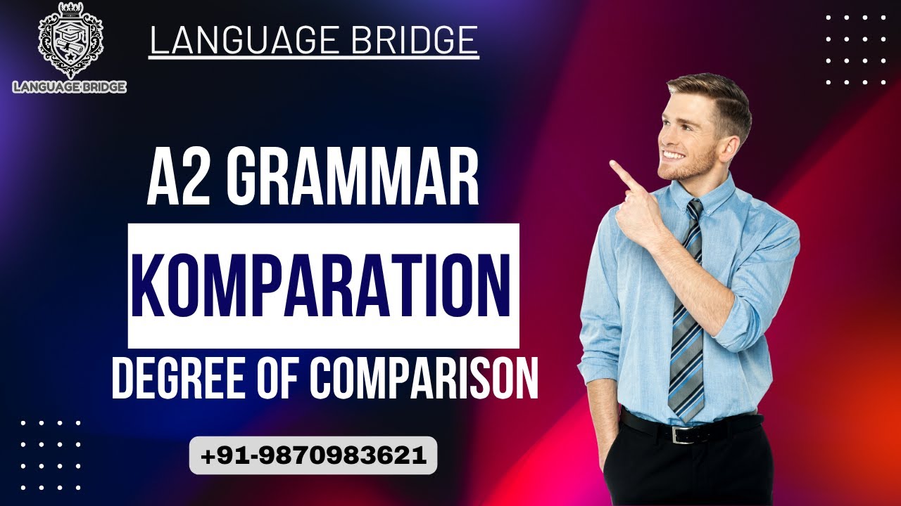 A2 GRAMMAR || KOMPARATION || Degree&nbsp;of&nbsp;Comparison || Learn German with LB