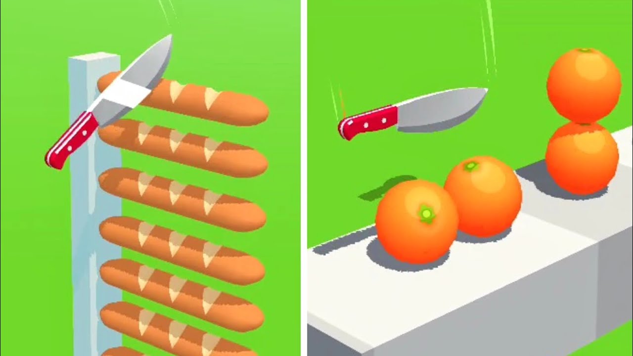 Slice It All Game! Satisfying and Relaxing ASMR Slicing Video
