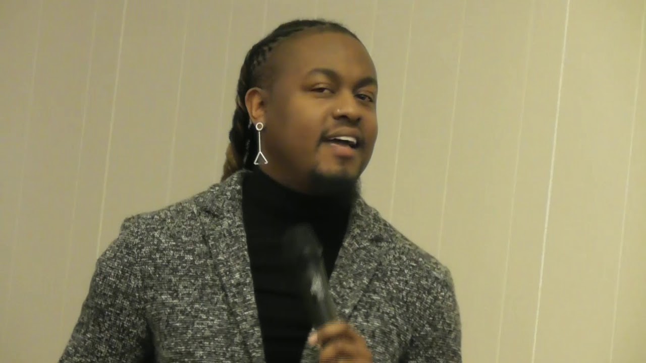 Brandon Brown singing “Heavenly Choir” by The Canton Spirituals