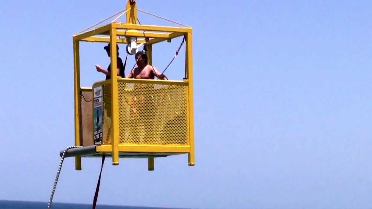 Bungee jumping Hersonissos-Starbeach 2012 in Greece-Crete