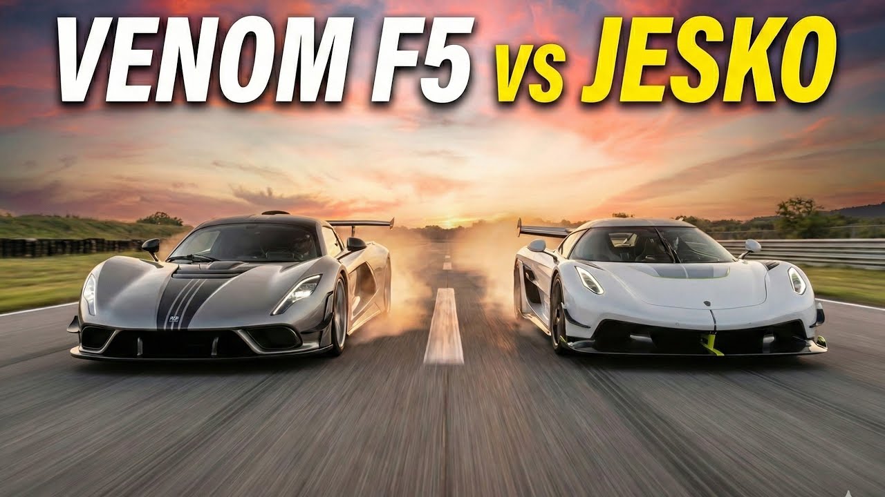 Hennessey Venom F5 vs. Jesko Absolut: Texas Grit vs. Swedish Science