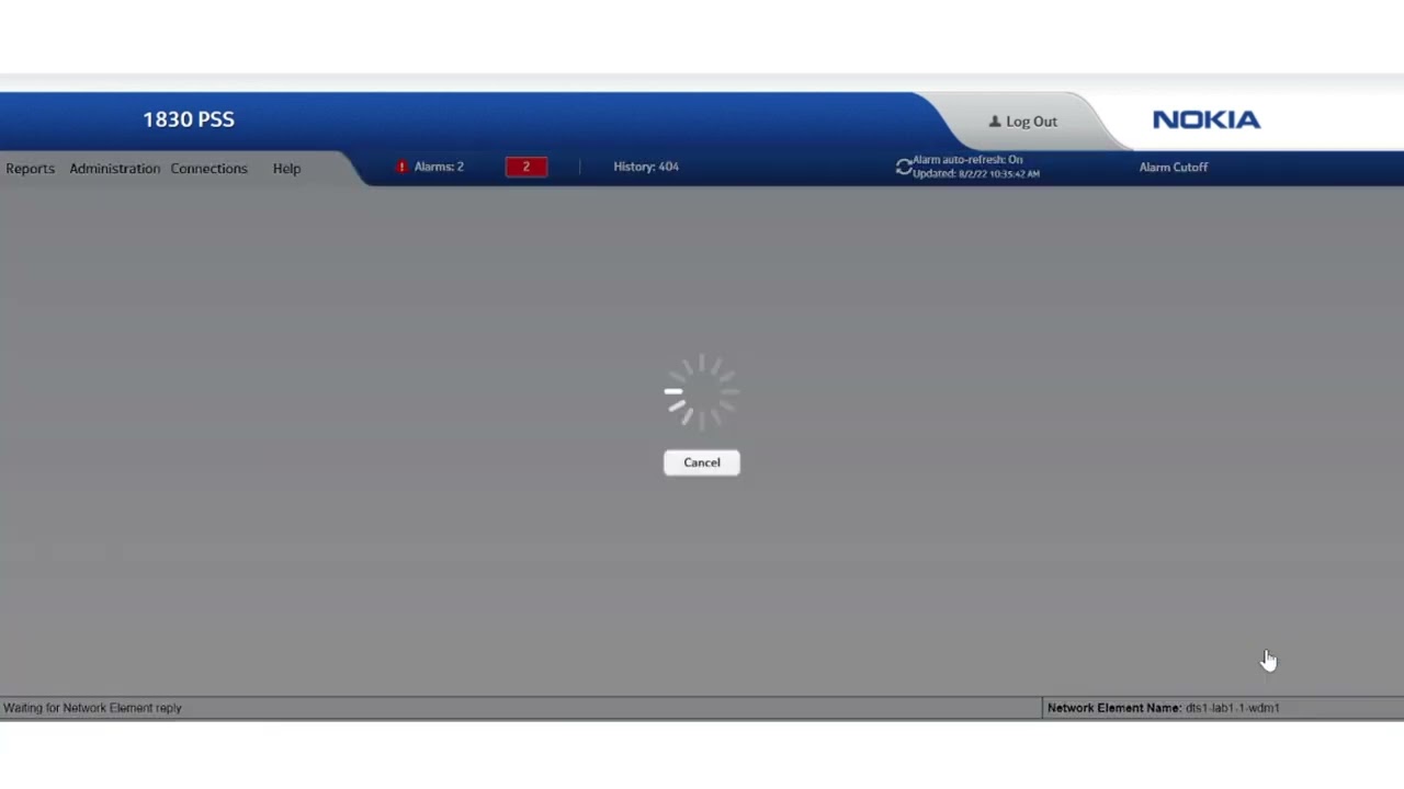 NOKIA DWDM Troubleshooting a channel issue