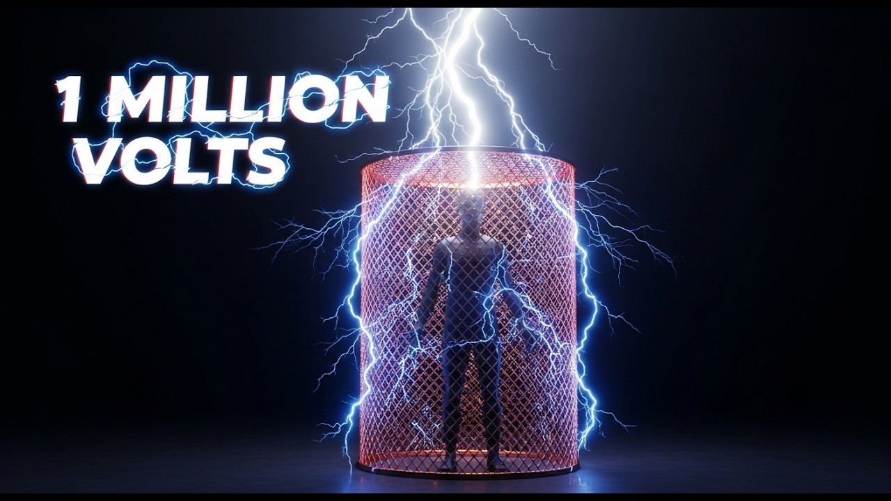 The Faraday Cage : Why a Million Volts Can’t Touch You