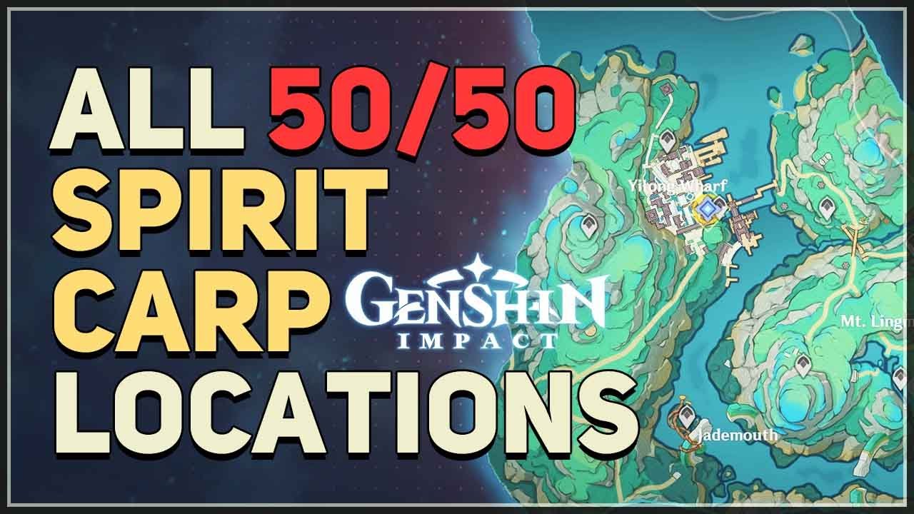 All 50 Spirit Carp Locations Genshin Impact