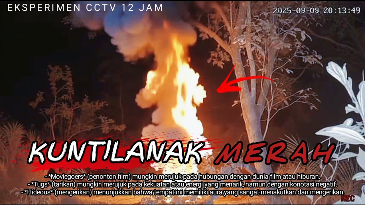 HOROR‼️ KUNTILANAK MERAH mengamuk di pohon sawit keramat