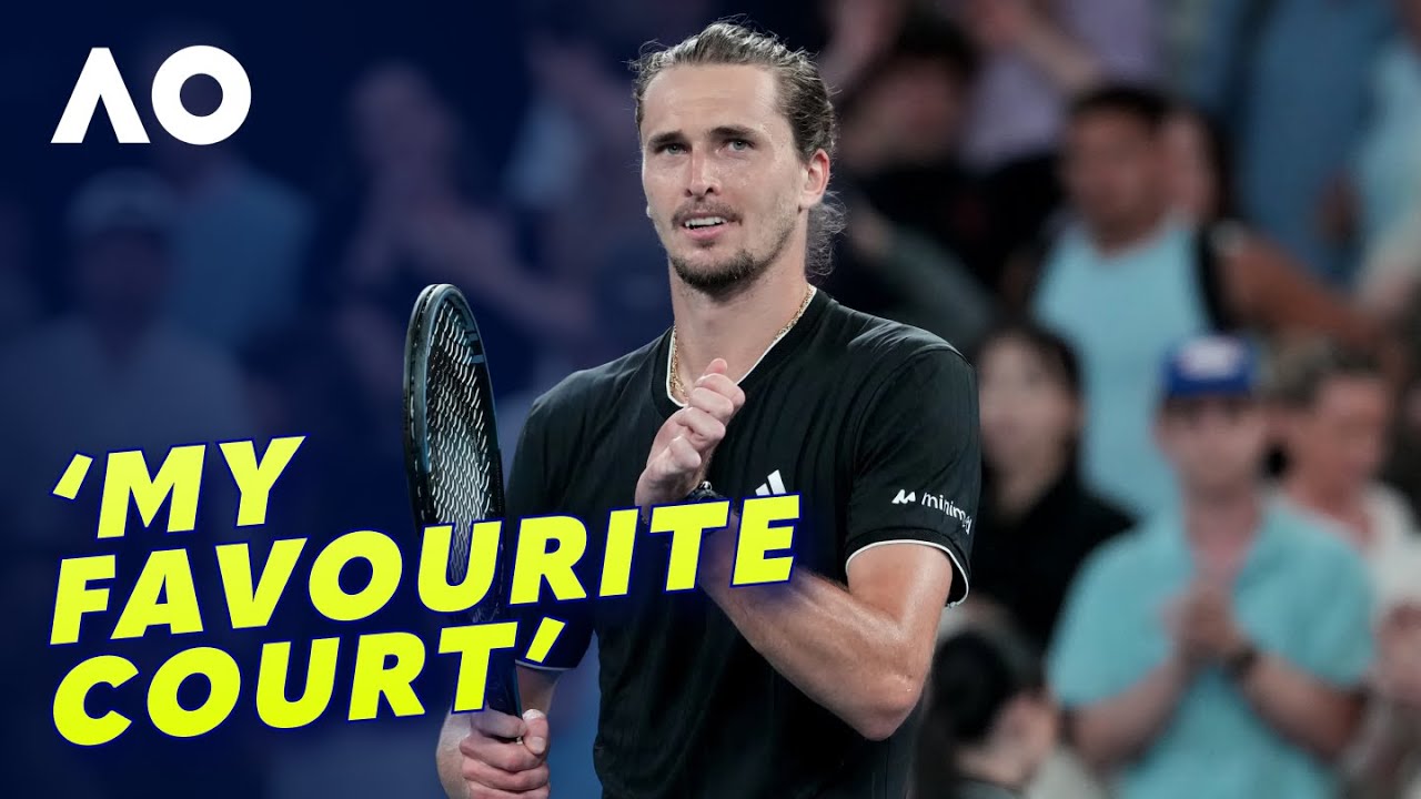 Zverev rates John Cain Arena as the BEST Melbourne court | AO 2026 | Wide World of Sports