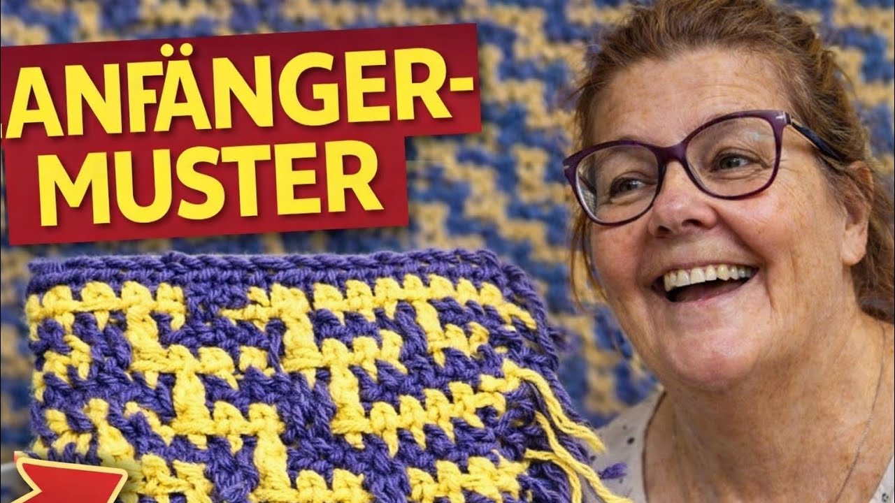 Mosaikhäkeln Treppen-Muster – einfache Anleitung | 