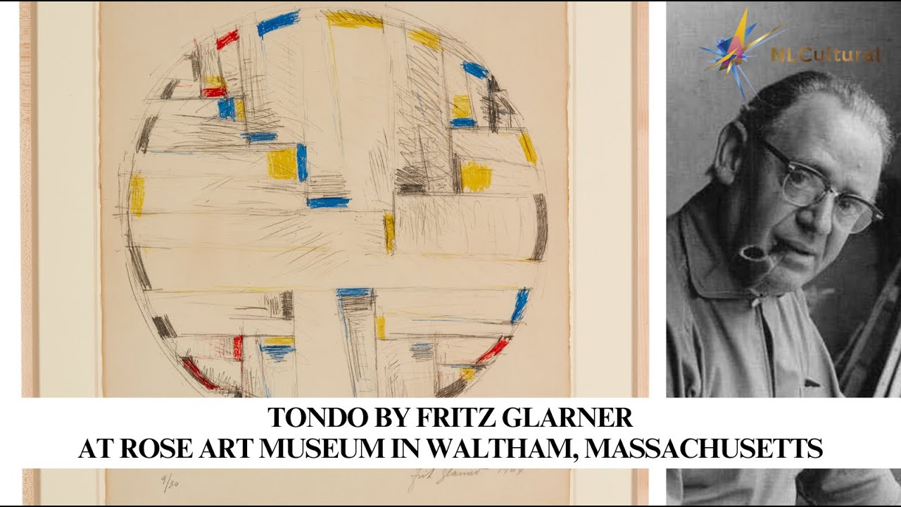 Tondo by Fritz Glarner at The Rose Art Museum in Waltham, Massachusetts