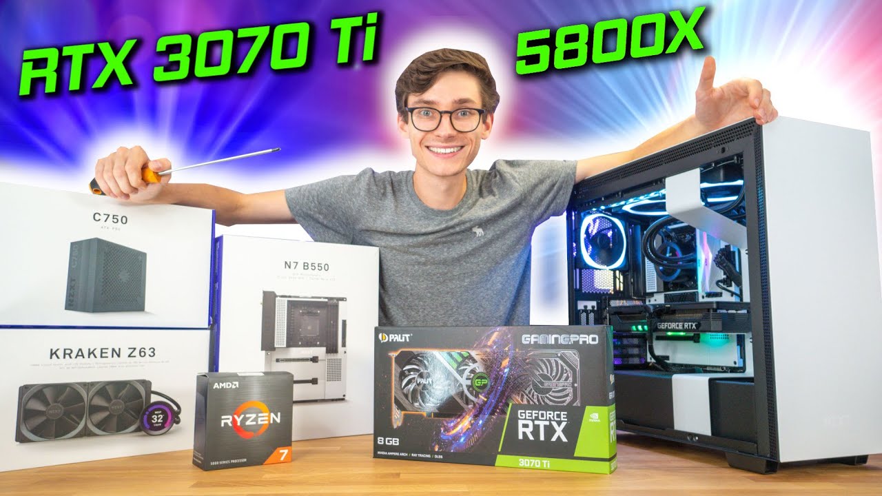 Мой ПРЕКРАСНЫЙ игровой ПК с RTX 3070 Ti, сборка 2021 года! Ryzen 5800X, H710i с бенчмарками 1440p...