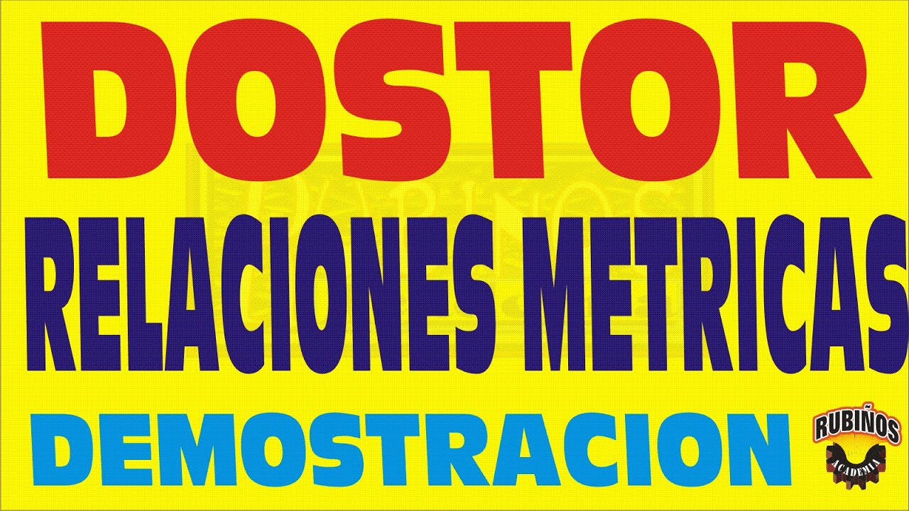 TEOREMA DE DOSTOR-RELACIONES METRICAS EN CUADRILATEROS-DEMOSTRACION