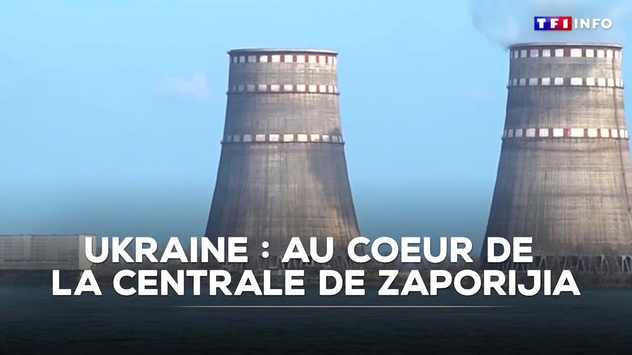 Exclusif : au cœur de la centrale ukrainienne de Zaporijia, contrôlée par la Russie｜TF1 INFO