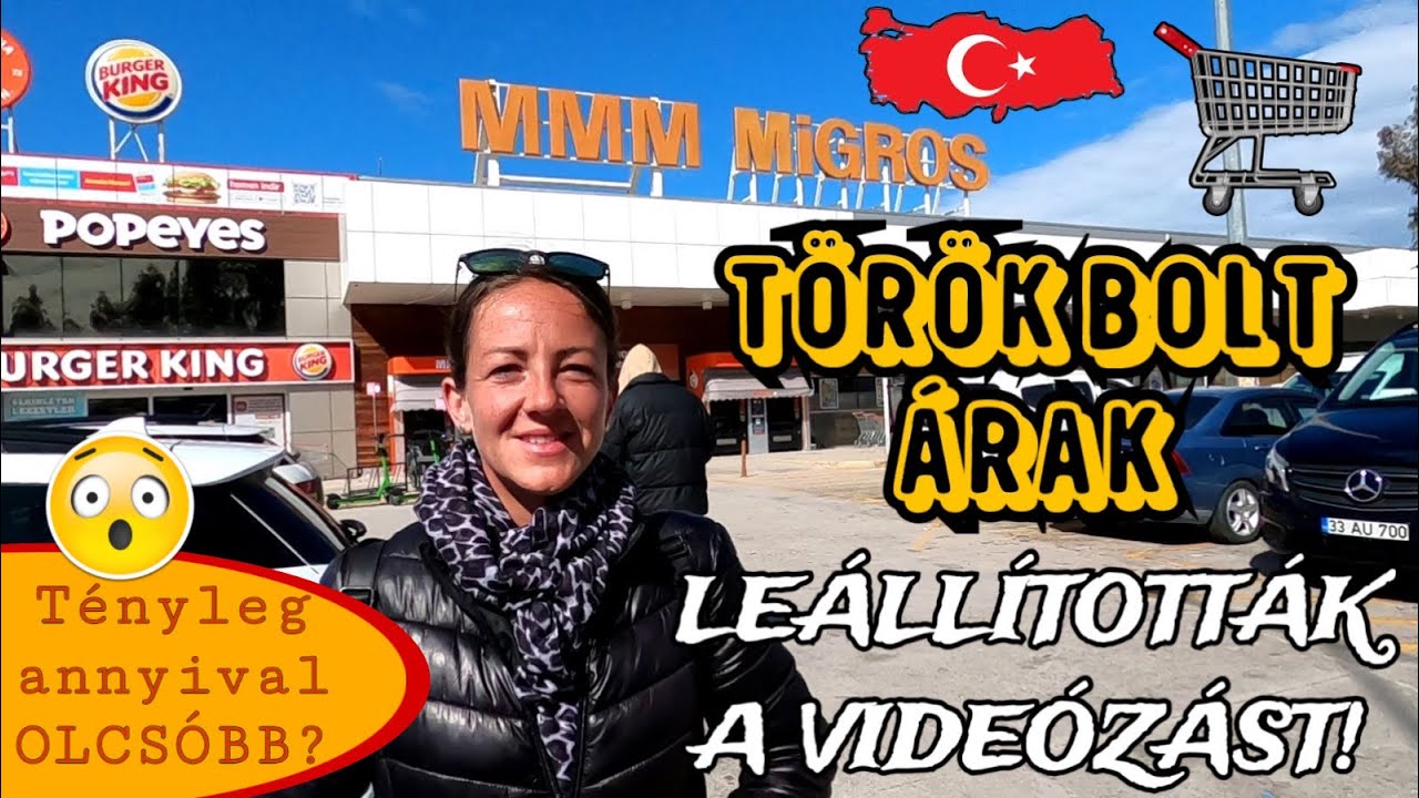 Egy TÖRÖK hipermarket ÁRAI 1. rész! Mi MENNYIBE kerül?