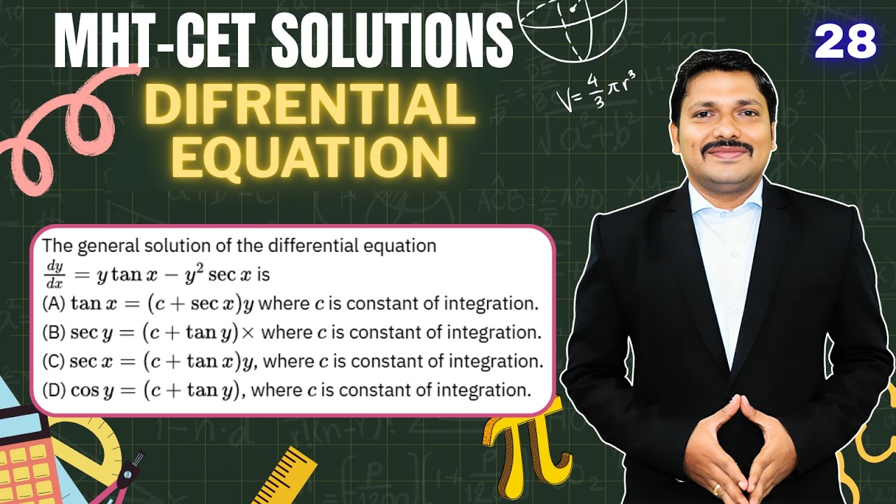 The general solution of the differential equation $\frac{d y}{d x}=y \tan x-y^2 \sec x$ is