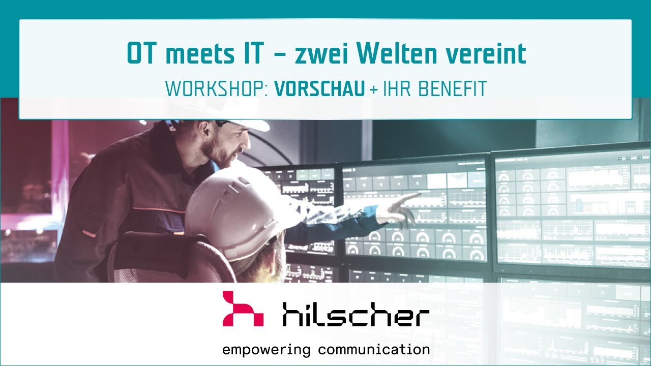 Workshop Vorschau: OT meets IT &ndash; zwei Welten vereint