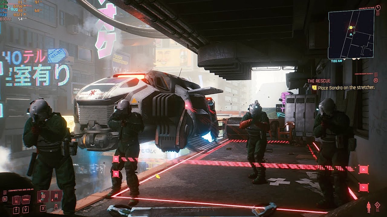 Cyberpunk 2077: Follow or don't follow Trauma Team orders to step away (The Rescue)