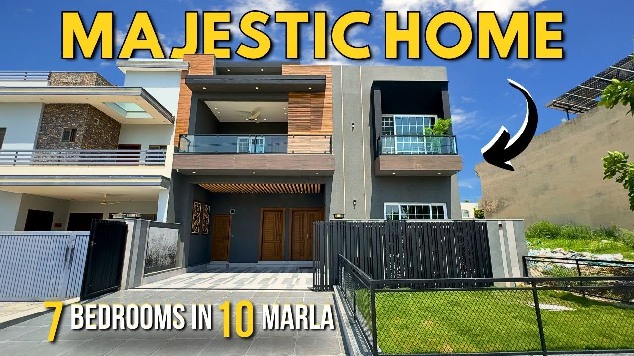 Luxurious 7 Bedroom Modern Designer Home in Islamabad | 10 Marla House for Sale in Sector B-17