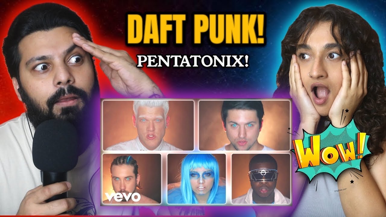 Её первая проверка песни Pentatonix "Daft Punk" | Реакция!
