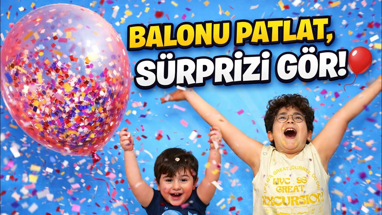 BALONU PATLAT SÜRPRİZİ GÖR 🎈🎈