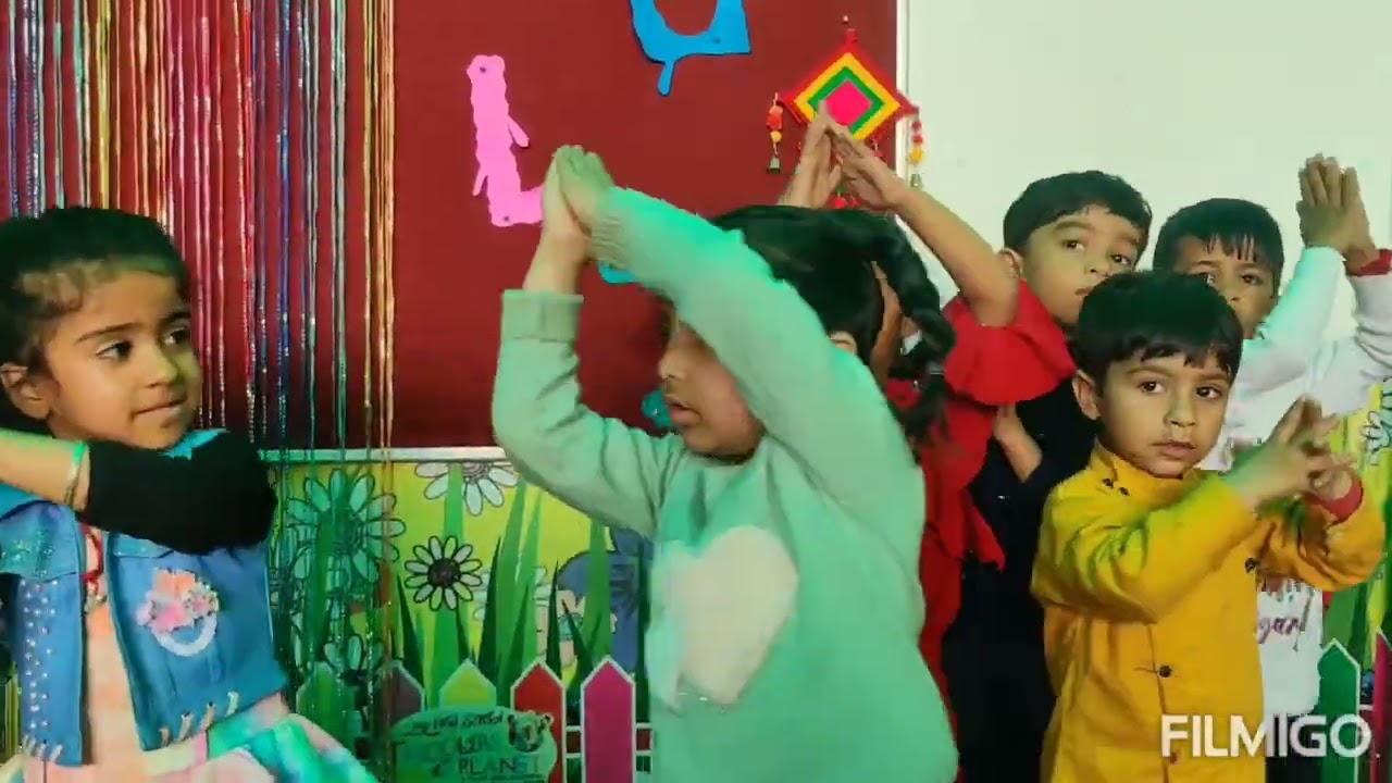 Holi celebration at Toddlers planet school