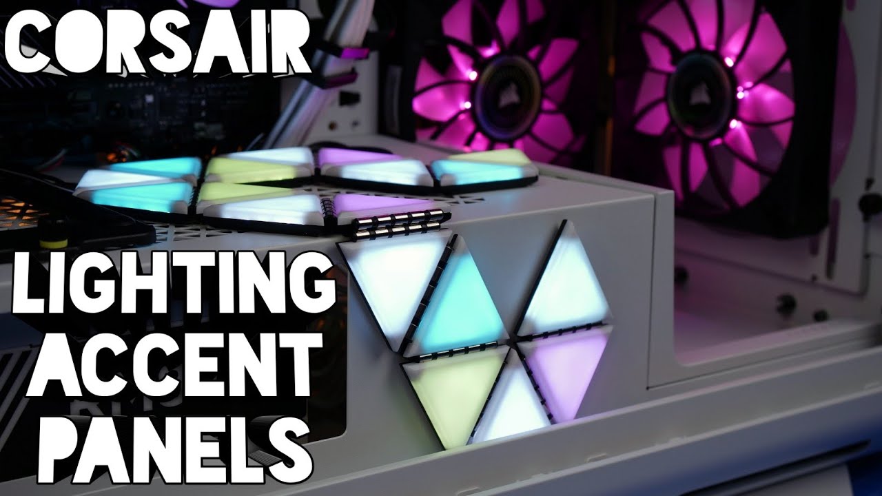 Corsair LC100 Lighting Accent Kit install in the Corsair 5000T RGB