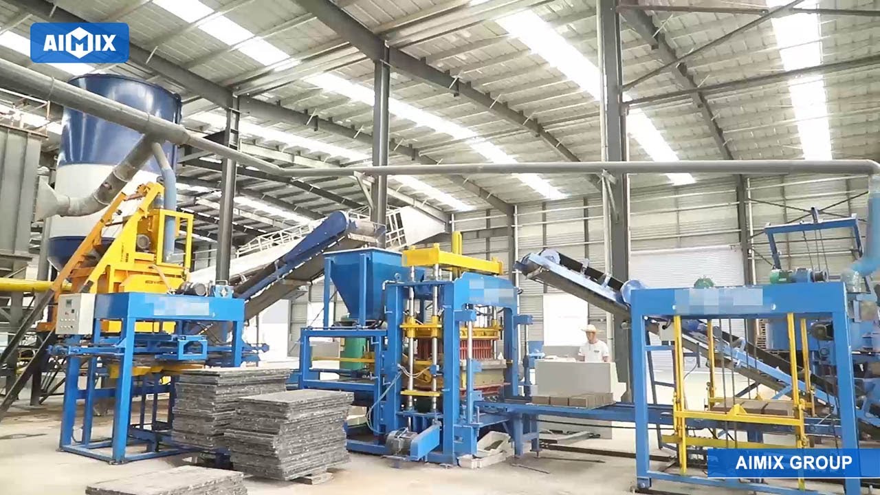 Proceso Completo De Funcionamiento De Planta Bloquera Autom&aacute;tica