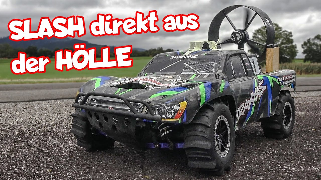 Schnellster Traxxas Slash. Unsere Höllengeburt mit Geheimwaffe😎 Weltweit Einzigartig!