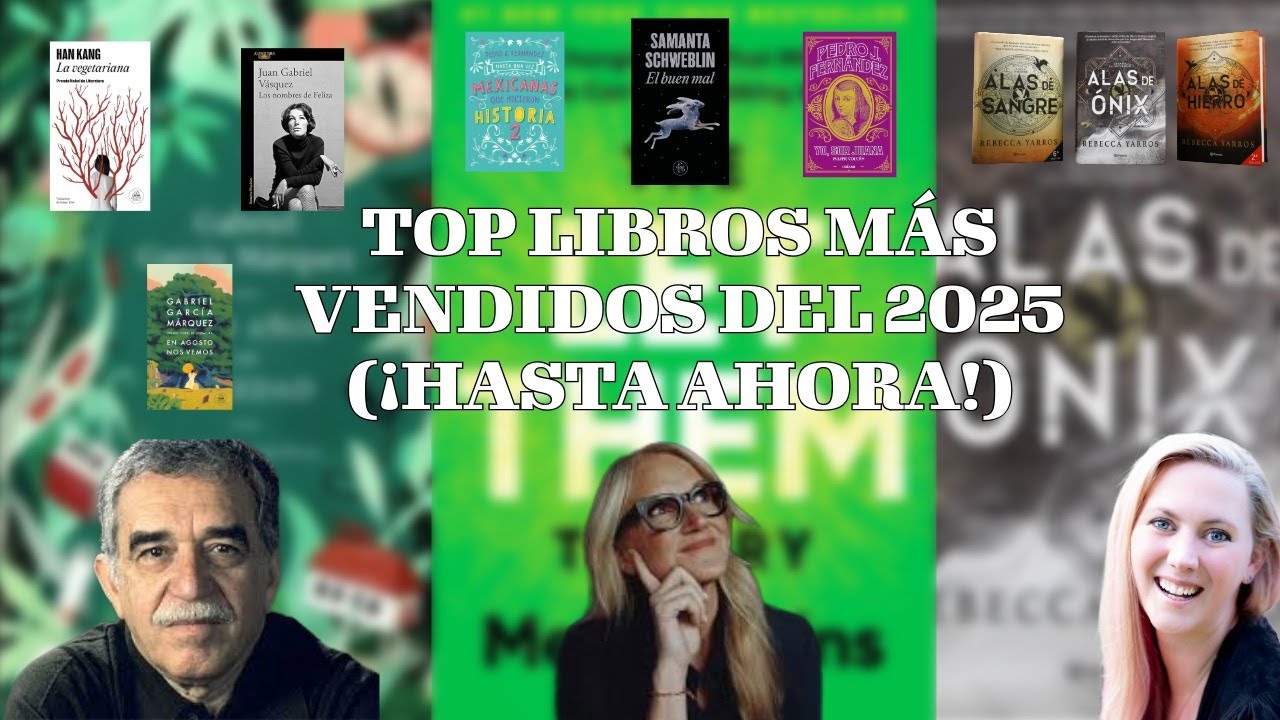 TOP LIBROS MÁS VENDIDOS DEL 2025 (¡HASTA AHORA!)