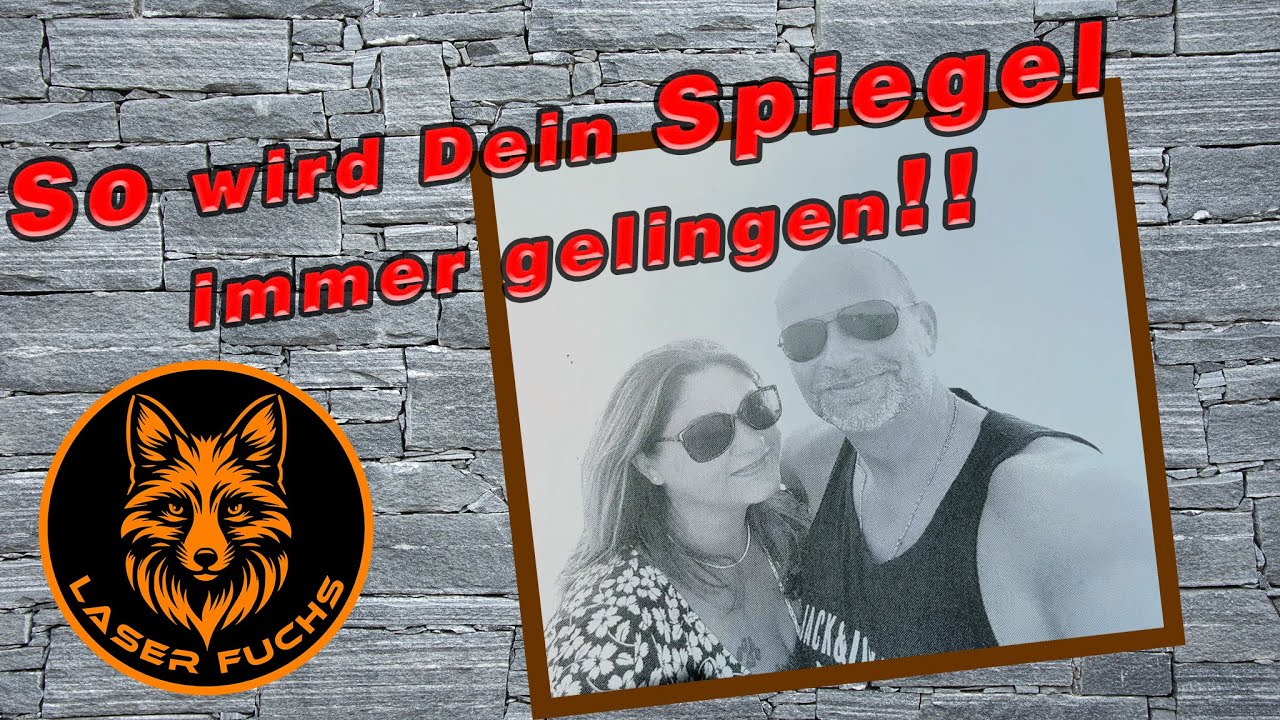 Fotogravur in Spiegel - so gelingt es dir immer