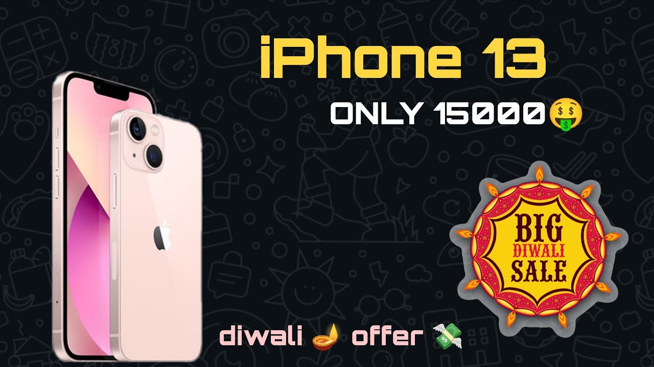 iPhone 13 only 15000🤑💸 Diwali offer buy now fast secret app 15 हजार में आईफोन 13 जल्दी खरीदें🤫📉