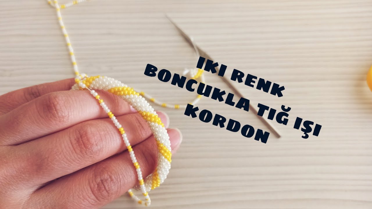 boncukla tığ işi // hapishane işi kordon örgüsü yapımı crochet kinitting 👌