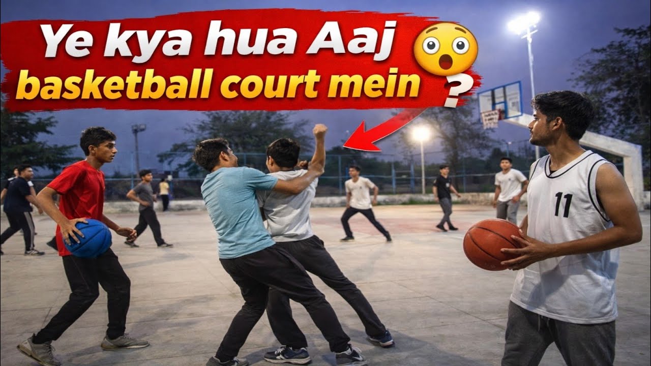 yeh Kya Hua aaj basketball court mein 😮