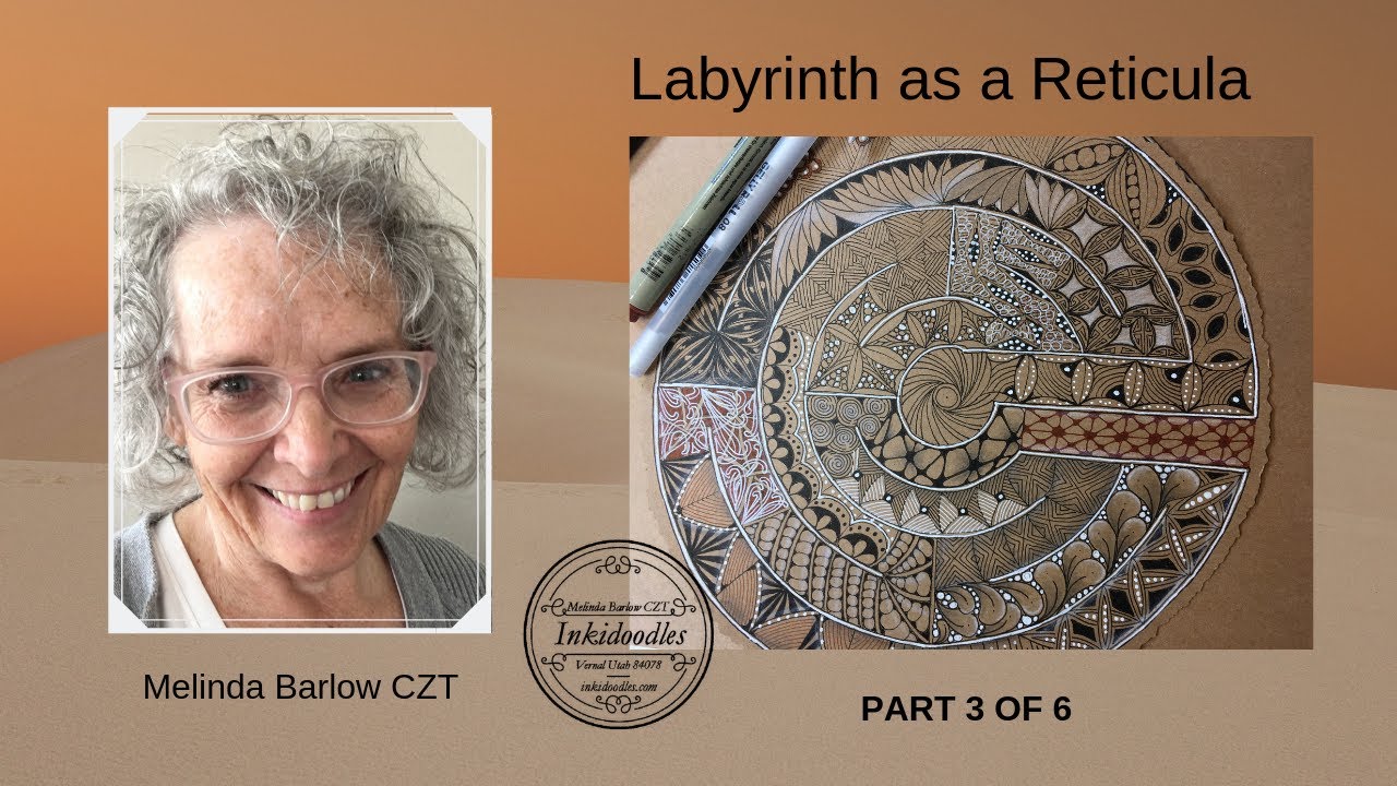 Labyrinth Part 3 of 6 Tangle Art Lesson 