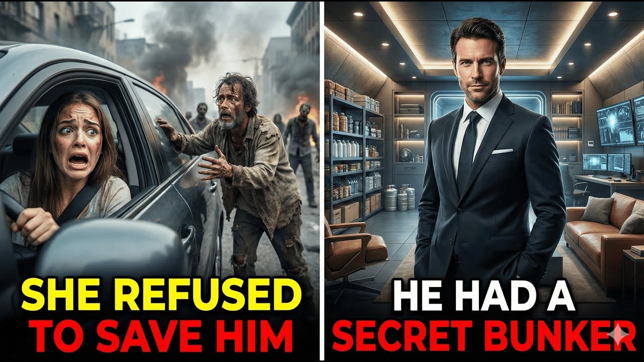 She refused to give him a ride during the zombie attack — she didn’t know he was a billionaire.