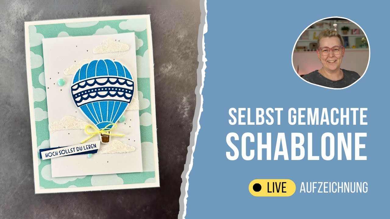 Schablonen selber machen für zB. Strukturpaste oder Blendingpinsel - Stampin’ Up!
